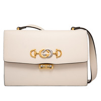 GUCCI 古驰 ZUMI系列 女士单肩斜挎包 576388 1B90X 9022 白色 小号