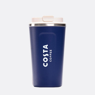 COSTA咖世家咖啡杯 大容量高档不锈钢带盖随行杯简约便携隔热水杯子保温保冷杯 蓝510ml
