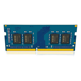 xiede 协德 PC4-2666V DDR4 2666MHz 笔记本内存 普条 蓝色 4GB