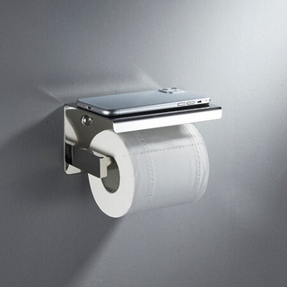 科固（KEGOO）K210432 卫生间厕纸架置物架 浴室挂件手纸卷纸盒304不锈钢