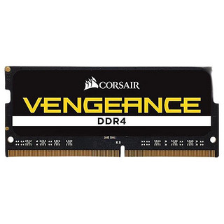 USCORSAIR 美商海盗船 复仇者系列 DDR4 3000MHz 笔记本内存 马甲条 黑色 8GB CMSX8GX4M1A3000C16