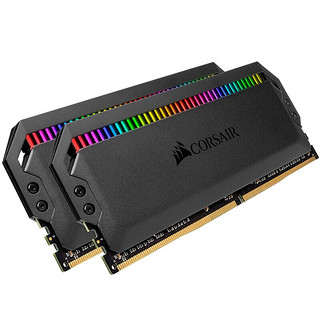 USCORSAIR 美商海盗船 统治者系列 DDR4 3600MHz RGB 台式机内存 灯条 黑色 64GB 16GB*4 CMT64GX4M4K3600C18