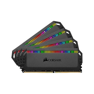 USCORSAIR 美商海盗船 统治者系列 DDR4 3600MHz RGB 台式机内存 灯条 黑色 64GB 16GB*4 CMT64GX4M4K3600C18