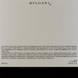 BVLGARI 宝格丽 我的夜茉莉女士浓香水 EDP 75ml