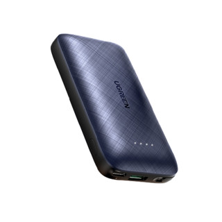 UGREEN 绿联 PB178 移动电源 蓝色10000mAh Type-C 18W 双向快充