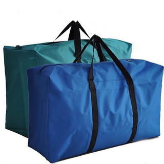 守优 搬家袋子衣物棉被收纳袋整理袋牛津布防水耐磨收纳袋行李搬家打包袋 100升2个装