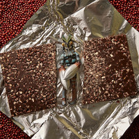 可可狐 Hex巨大化400g 十倍大混合咖啡红豆巧克力 快乐加倍 炭烧微甜红豆