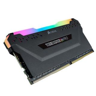 USCORSAIR 美商海盗船 复仇者RGB PRO系列 DDR4 3200MHz RGB 台式机内存 灯条 黑色 16GB