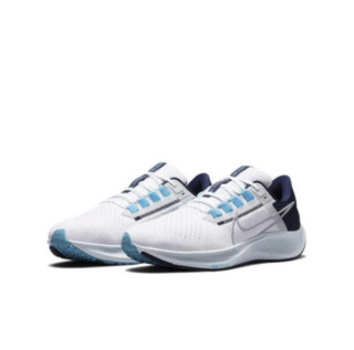 NIKE 耐克 Air Zoom Pegasus 38 男子跑鞋 CW7356-101 黑色/白色/蓝色 47.5