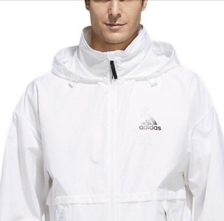 adidas 阿迪达斯 LT WINDBREAKER 男子运动夹克 FM7518 白色 XS