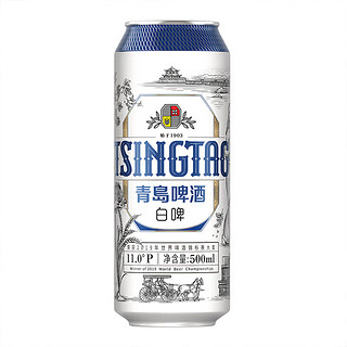 TSINGTAO 青岛啤酒 白啤 500ml*12听