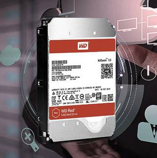 Western Digital 西部数据 红盘系列 3.5英寸台式机硬盘 2TB(7200转、64MB)WD20EFRX