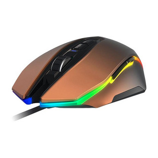 Dareu 达尔优 EM925 Pro 尊享版 有线鼠标 12000DPI RGB 古铜色