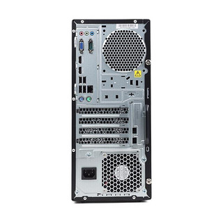 Lenovo 联想 ThinkCentre M720T 九代酷睿版 21.5英寸 商务台式机 黑色(酷睿i5-9500、RX550、8GB、256GB SSD+1TB HDD、风冷)