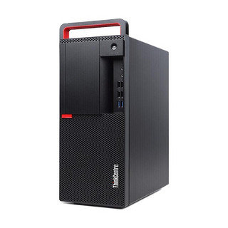 Lenovo 联想 ThinkCentre M720T 九代酷睿版 21.5英寸 商务台式机 黑色(酷睿i5-9500、RX550、8GB、256GB SSD+1TB HDD、风冷)