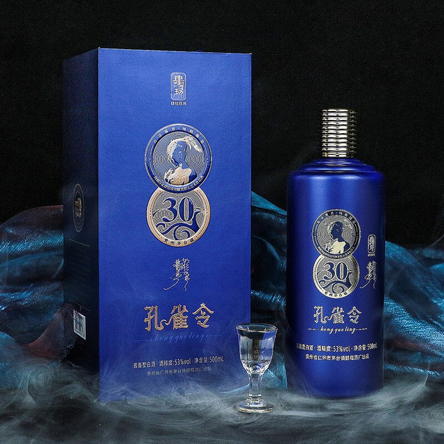 肆拾玖坊FORTY-NINE UNION 孔雀令30 53%vol 酱香型白酒500ml 单瓶装