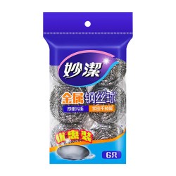 妙潔 MHB 金属钢丝球 6只