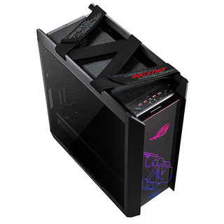 ROG 玩家国度 ROG Strix Helios RGB E-ATX机箱 半侧透 黑色