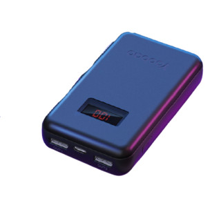 Yoobao 羽博 YB-10PD 移动电源 陨石黑 10000mAh Type-c 18W双向快充