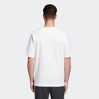 adidas Originals Oversized Tee 男子运动T恤 CW1212 白色 L