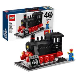 百亿补贴:lego 乐高 40370蒸汽火车头 lego大头方头仔 拼插益智积木