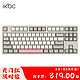 iKBC ikbc经典系列机械键盘无线游戏樱桃cherry87轴电脑外设 C200工业灰有线87键 茶轴