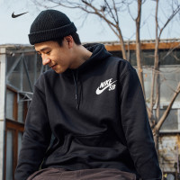 NIKE 耐克 Nike耐克官方NIKE SB ICON男子套头滑板连帽衫情侣新款卫衣CW7065