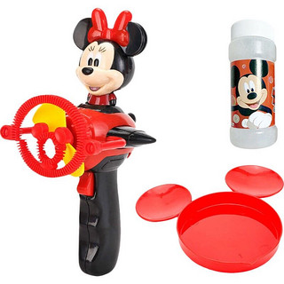 Disney 迪士尼 电动风扇泡泡枪 儿童吹泡泡玩具防漏水夏天户外戏水泡泡机男孩礼物米妮DYM192