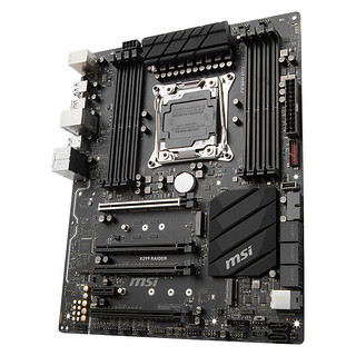 MSI 微星 X299 RAIDER ATX主板（intel LGA2066、X299）