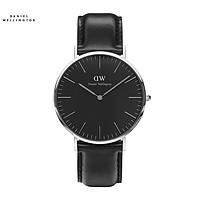 Daniel Wellington 丹尼尔惠灵顿 DW手表男40mm 皮表带男士石英表