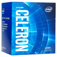 intel 英特尔 赛扬 G3900 CPU 2.8GHz 2核2线程