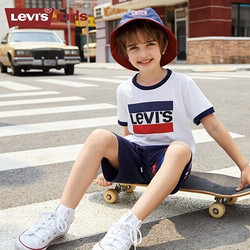 Levi's 李维斯 儿童logo印花短袖T恤