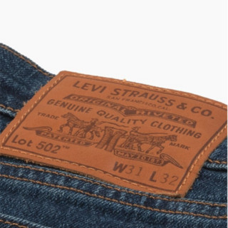 Levi's 李维斯 经典五袋款系列 502 男士牛仔长裤 29507-0494 深牛仔色 32/32