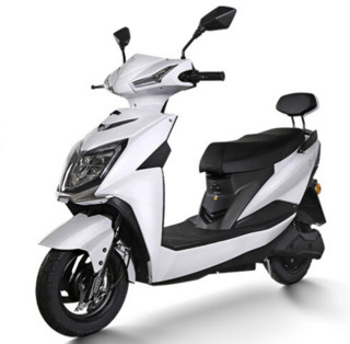 yadea雅迪锐领高能版电动摩托车yd800dqt9d72v20ah石墨烯电池白色