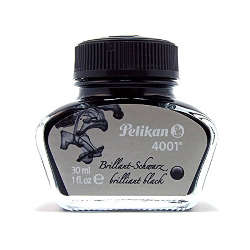 Pelikan 百利金 4001 钢笔墨水 亮黑色 30ml