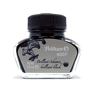 Pelikan 百利金 4001 钢笔墨水 亮黑色 30ml