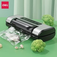 DL 得力工具 得力(deli)省力开合 单手操作真空包装机 过膜机 全自动抽真空封口机食品保鲜真空机 商用家用14892