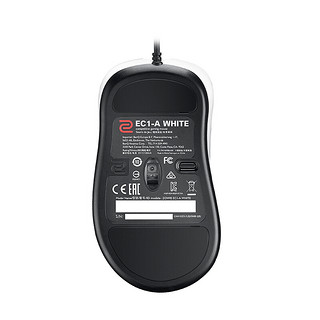 ZOWIE GEAR 卓威 EC1-A 有线鼠标 3200DPI 白色