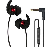 玲魅 XT130 入耳式降噪有线耳机 黑色 3.5mm