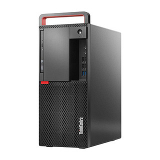 Lenovo 联想 ThinkCentre M920t 九代酷睿版 27英寸 商用台式机 黑色 (酷睿i5-9500、R520、8GB、1TB SSD、风冷)