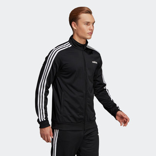 adidas 阿迪达斯 E 3S TT TRIC 男子运动夹克 DQ3070 黑白 S