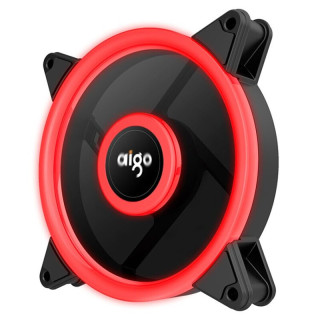 aigo 爱国者 极光plus  120mm 机箱散热风扇 红光 双光环