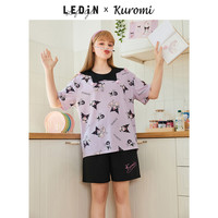 乐町 CLKCB2416 女士短袖家居服套装
