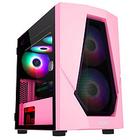 AOC CG351P MATX机箱 半侧透 粉色