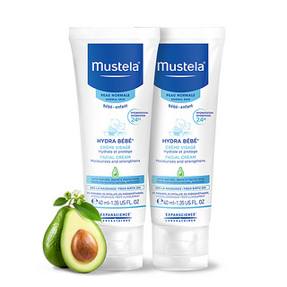 mustela 妙思乐 婴儿面霜 40ml*2支