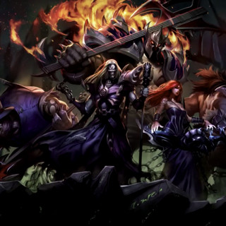 leagueoflegends英雄联盟英雄皮肤五杀摇滚键盘手娑娜