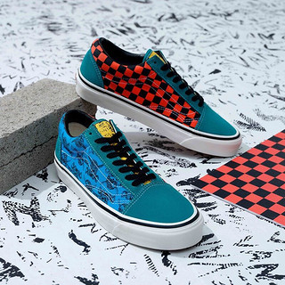 VANS 范斯 Vans范斯官方 海军蓝骷髅安纳海姆男鞋女鞋Style #36低帮板鞋