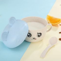 景荼 儿童小麦双耳碗