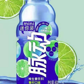 Mizone 脉动 维生素饮料 青柠口味 400ml*15瓶 mini装