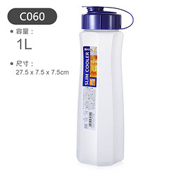 优购共济 NAKAYA 日本进口 塑料冷水壶 运动水壶 1L